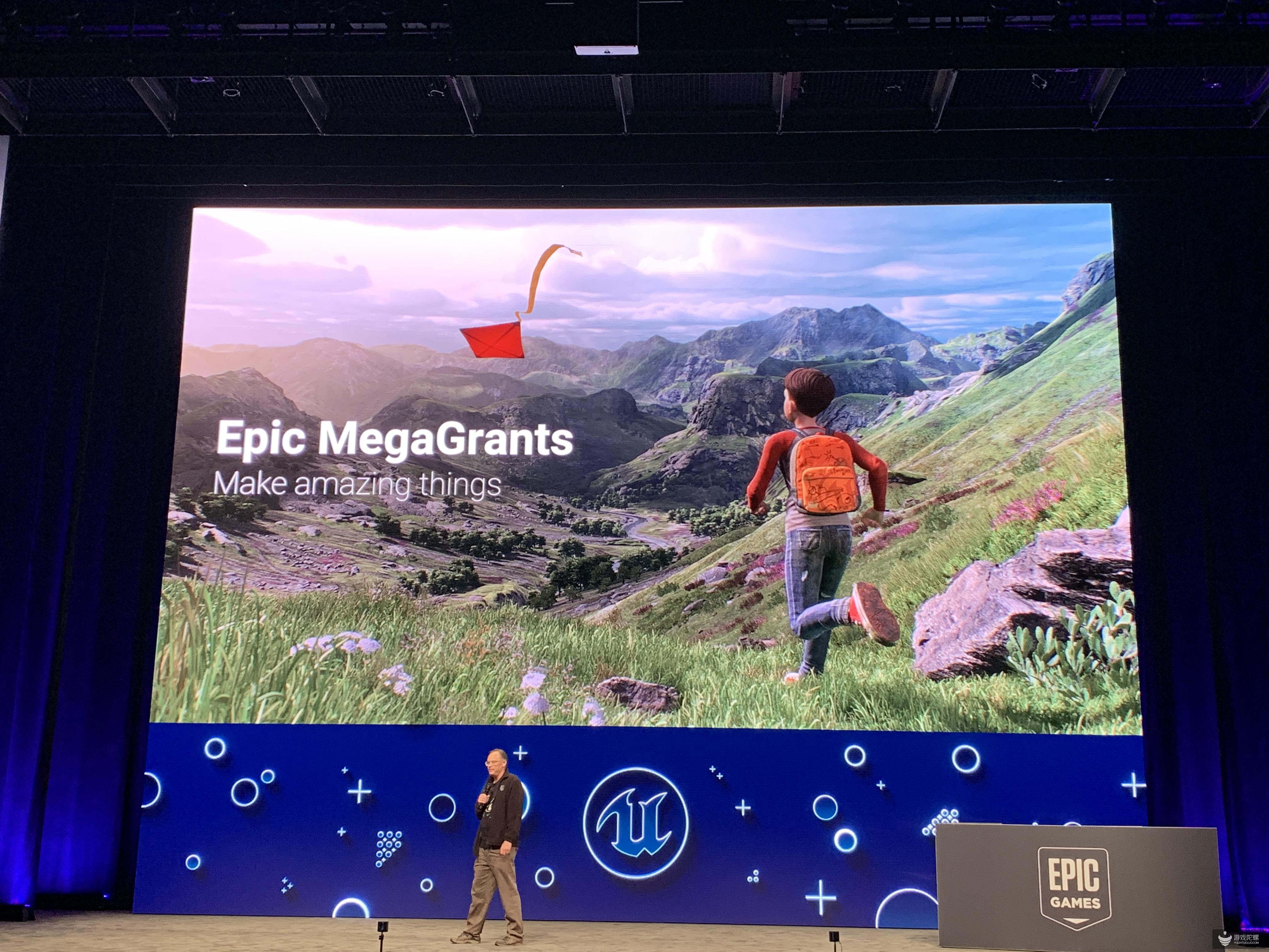 【GDC2019】1亿美元！Epic Games推出新资助计划“MegaGrants”向开发者提供奖励