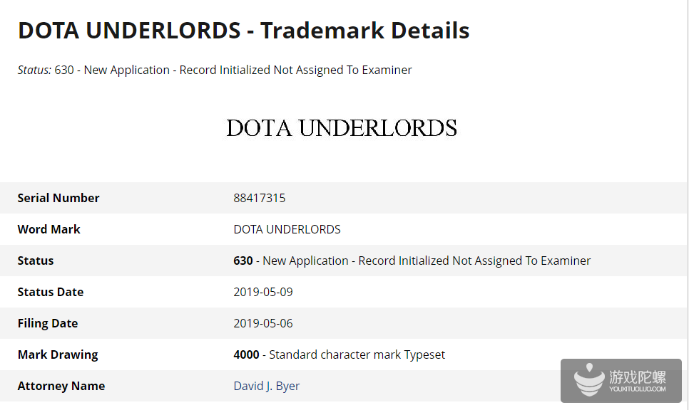V社注册新商标“DOTA UNDERLORDS” 或是DOTA元素新作